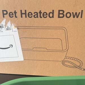 Big Dogs Pet Heated Bowl - Brown